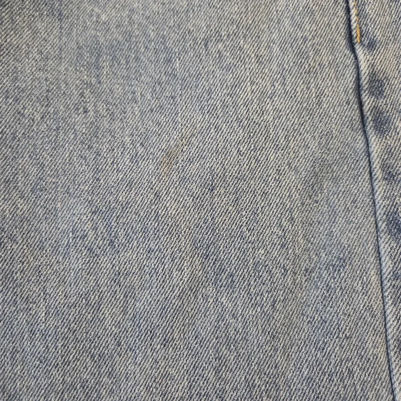 Levi's 505 Men's Cotton Jeans - Light Stonewash 38 X 30 Relaxed Straight - Picture 12 of 15